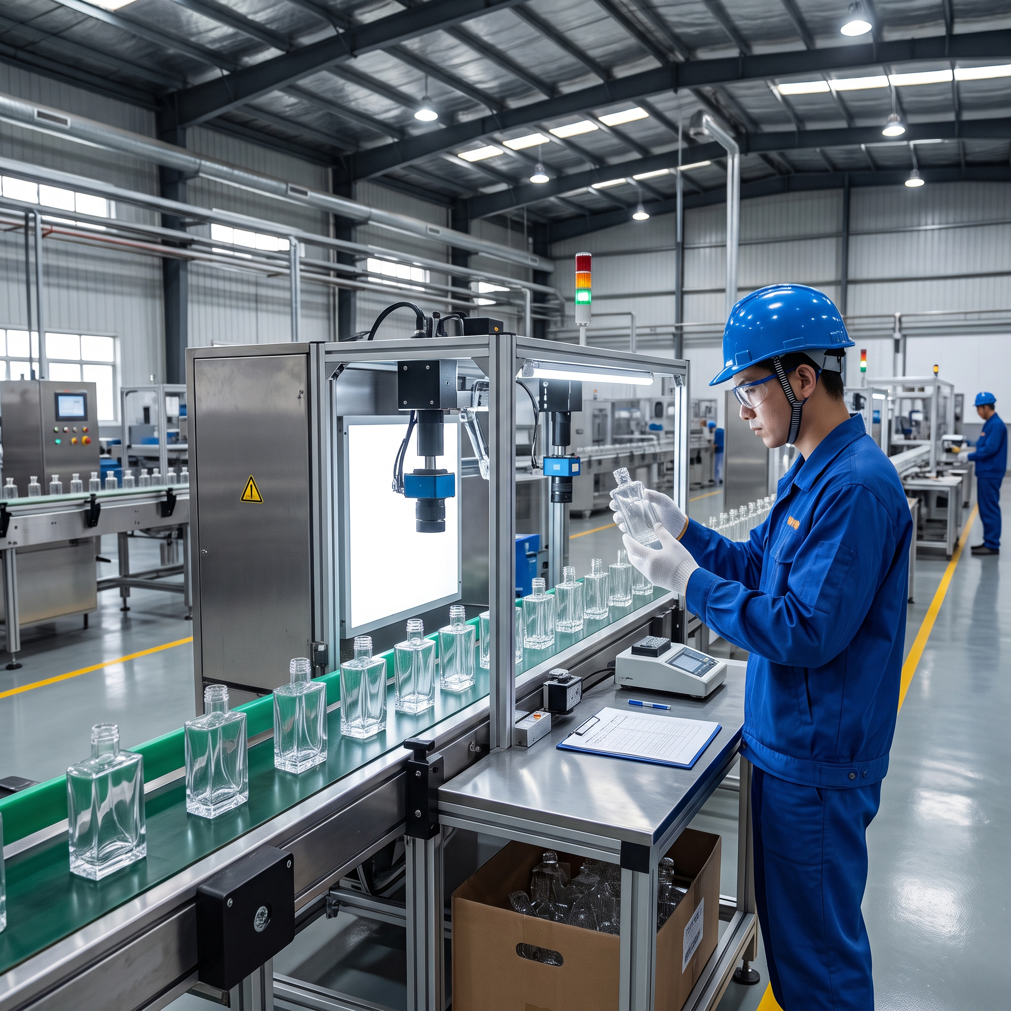 Lobeka glass bottle quality inspection