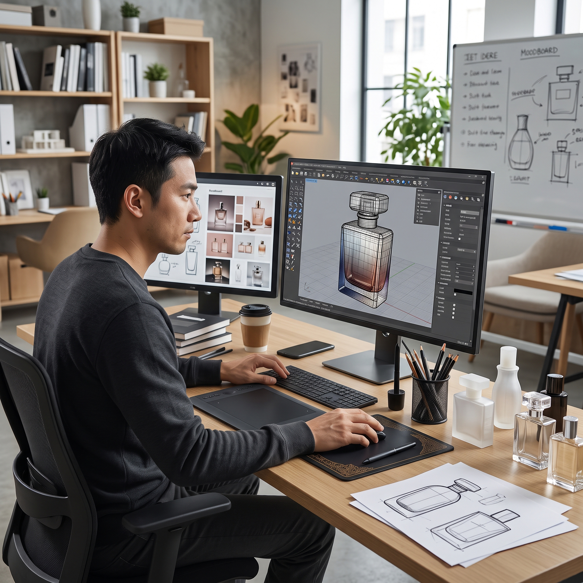 Glass bottle drawing evaluation by Lobeka engineers