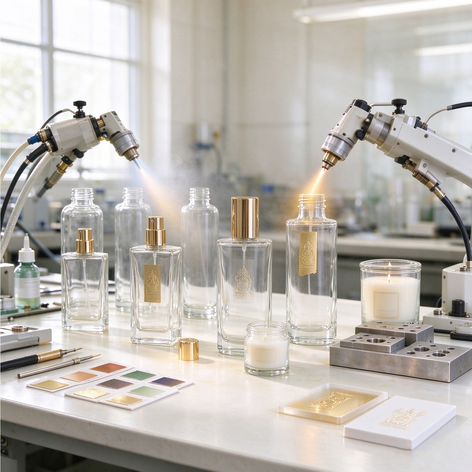 Glass bottles for customized product packaging