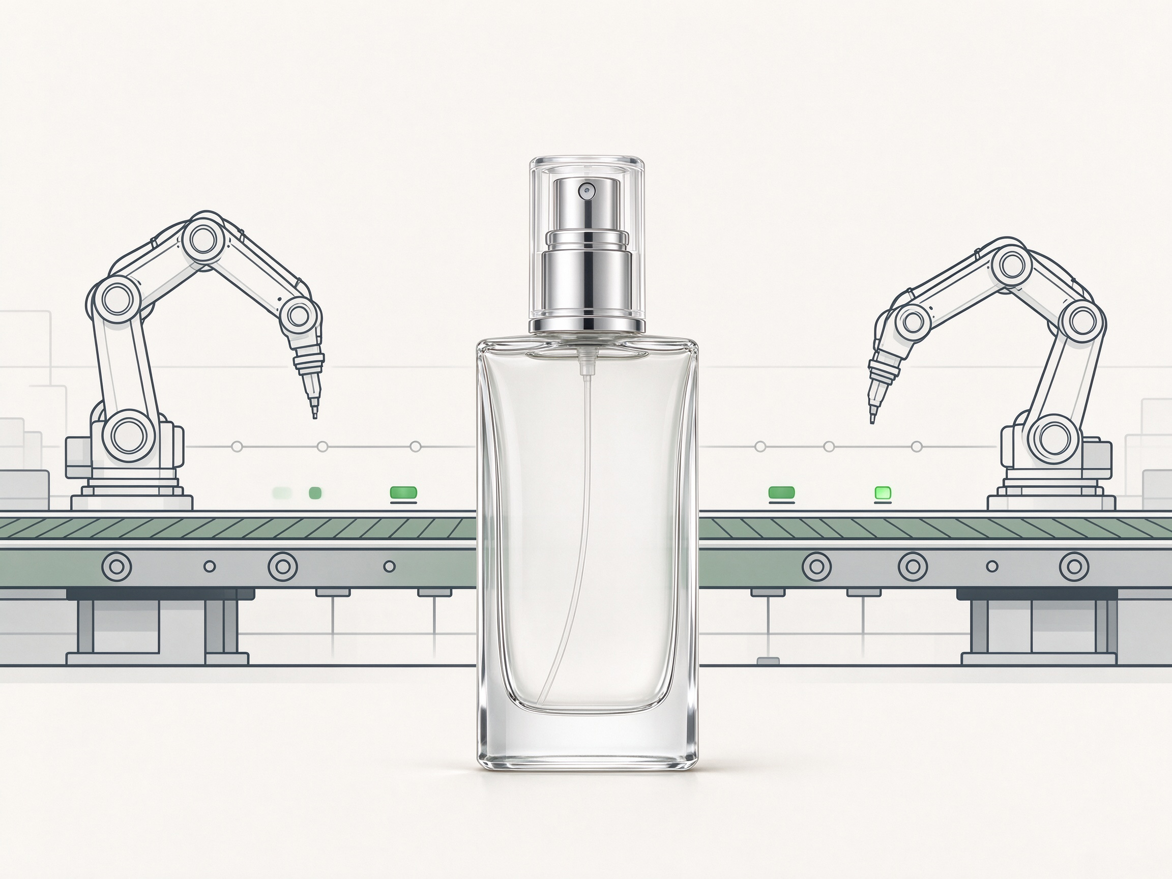 LOBECA automated glass bottle manufacturing